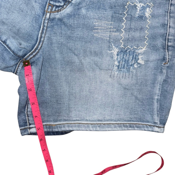 Anthropologie Pilcro Denim Shorts Size 29 stretch distressed trendy - Picture 4 of 8
